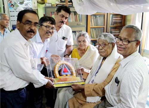 AJB Fellowship and AJB Sanman conferred to Sri Pulak Gogoi and Dr. Birendra Nath Dutta, 21-10-2022