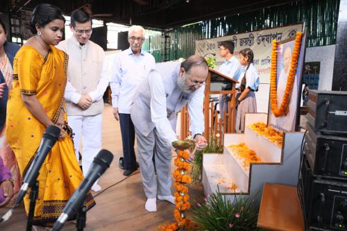 150th Birth Anniversary of the Father of the Nation Celebrated on the premises of Assam Jatiya Bidyalay
