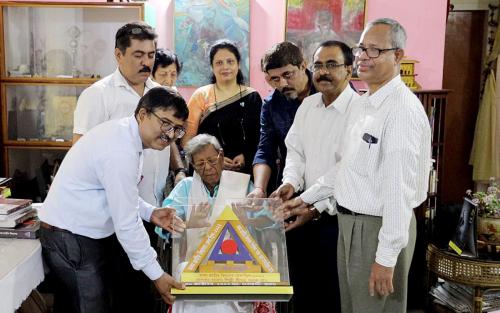 AJB Fellowship and AJB Sanman conferred to Sri Pulak Gogoi and Dr. Birendra Nath Dutta, 21-10-2022