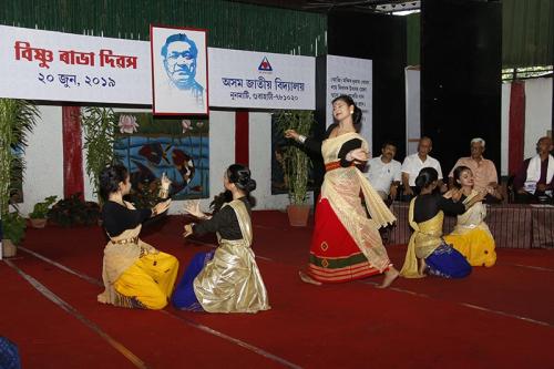 Bishnu Rabha Divas Observed at the Premises of Assam Jatiya Bidyalay, Noonmati, Guwahati.20-Jun-2019