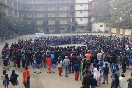 71st Republic Day of India celebrated at Assam Jatiya Bidyalay, Noonmati