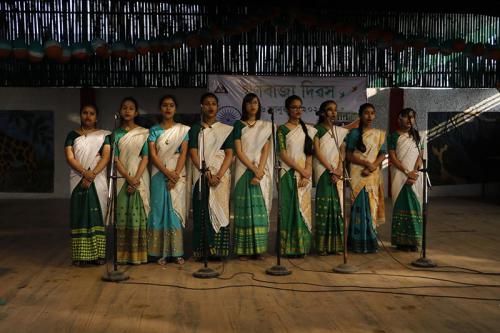 71st Republic Day of India celebrated at Assam Jatiya Bidyalay, Noonmati