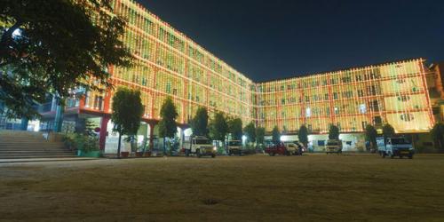 Illumination of AJB on the occasion of Silver Jublee Celebrtion.Photo Credit:Binoy B Gogoi