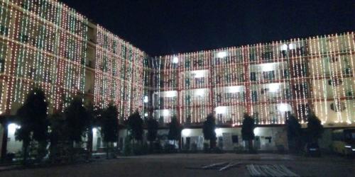 Illumination of AJB on the occasion of Silver Jublee Celebrtion.Photo Credit:Binoy B Gogoi